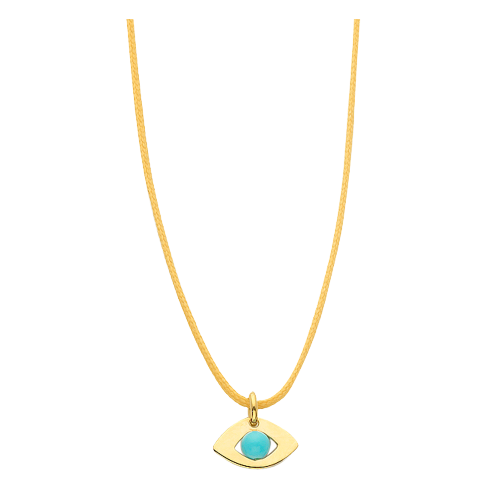 Kids Turquoise Solitaire Necklace – Baby Gold